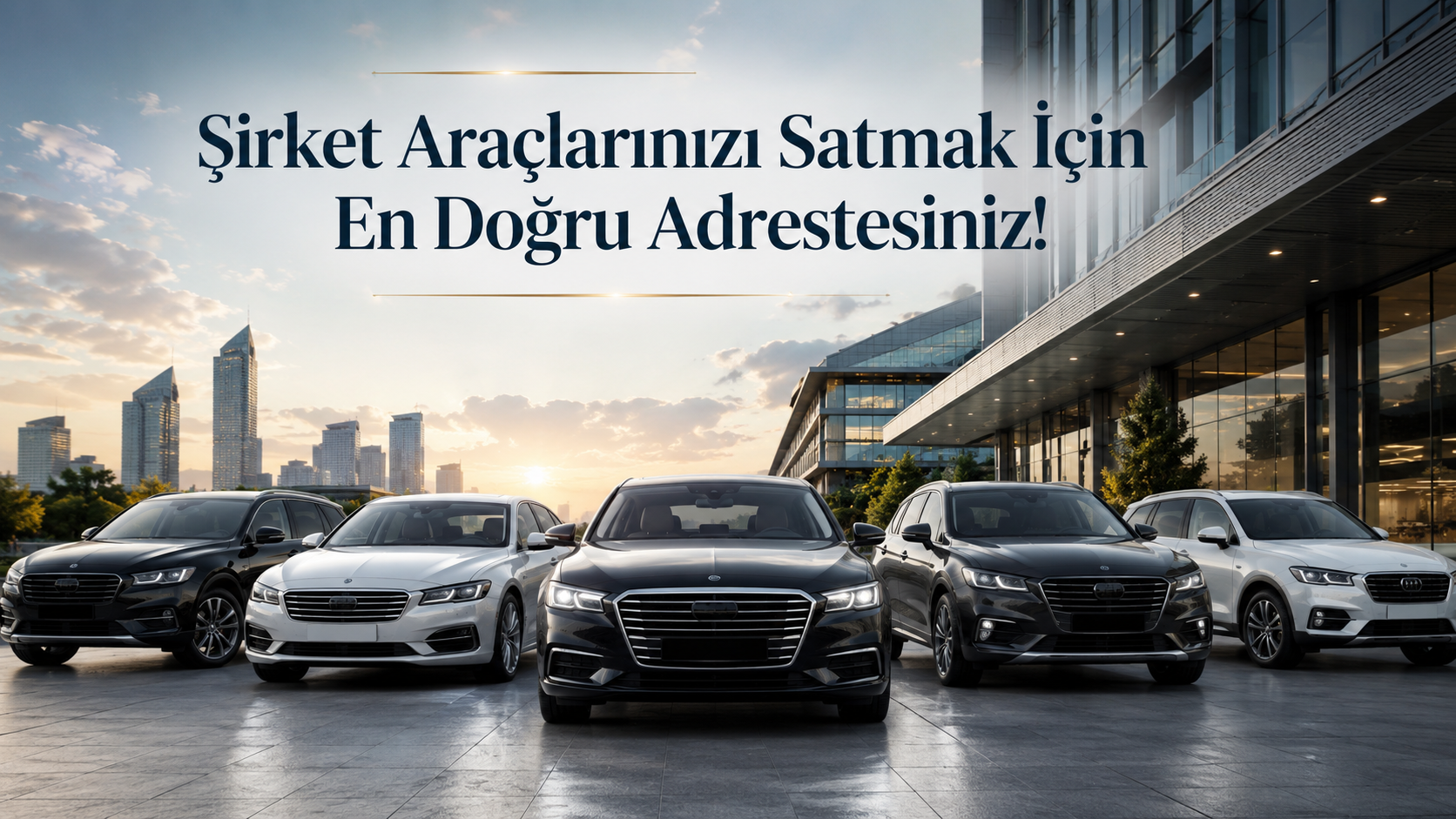 Şirket araçlarınızı satmak için en doğru adrestesiniz — kurumsal filo araçları